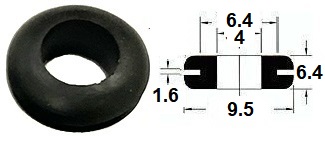 Pasacable de 9.5.5x6.5x4mm